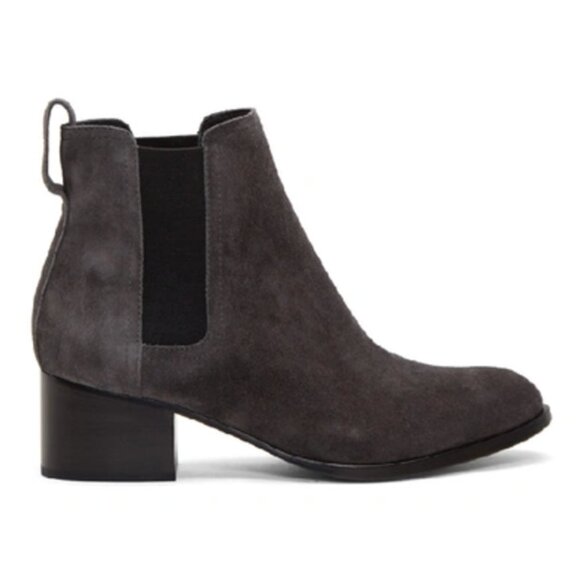 Rag & Bone Walker Chelsea Boots Gray Suede Size 39 - Picture 1 of 5